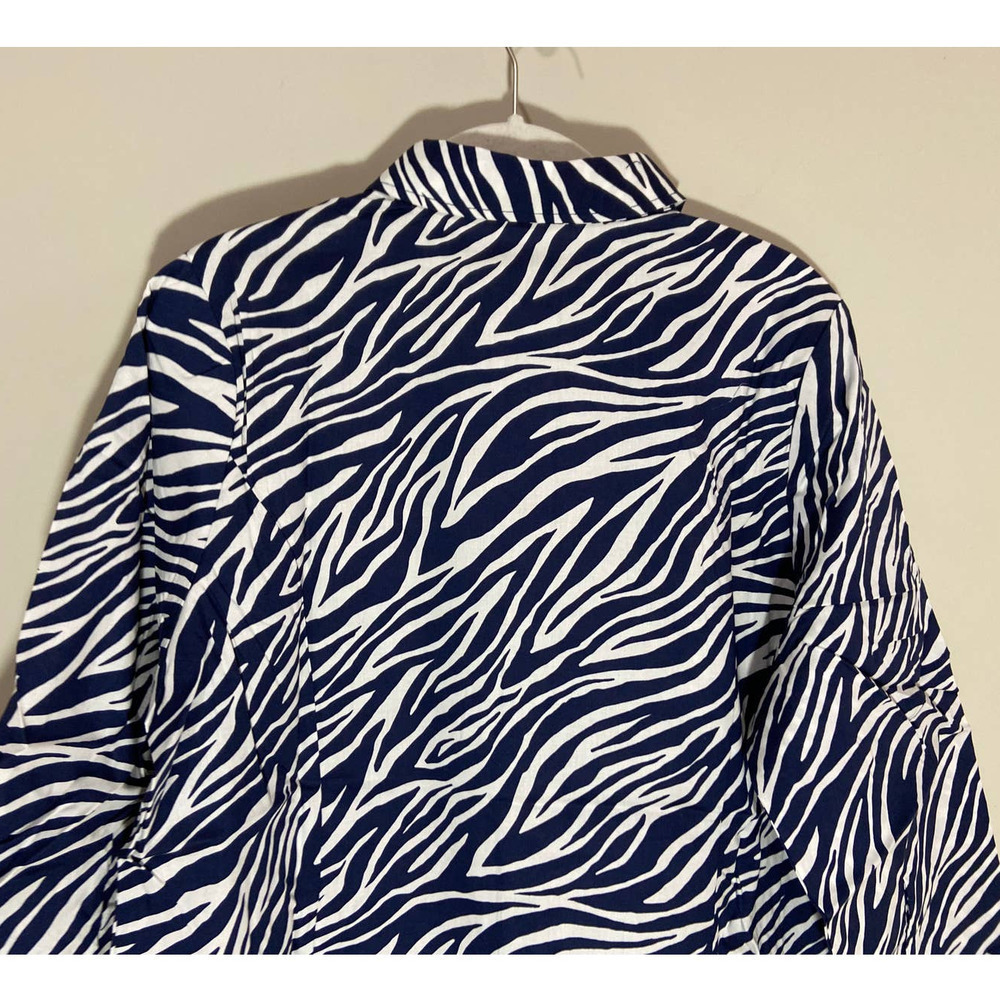 NWOT Jessica London Animal Print Button Up Shirt 16W - Picture 7 of 7